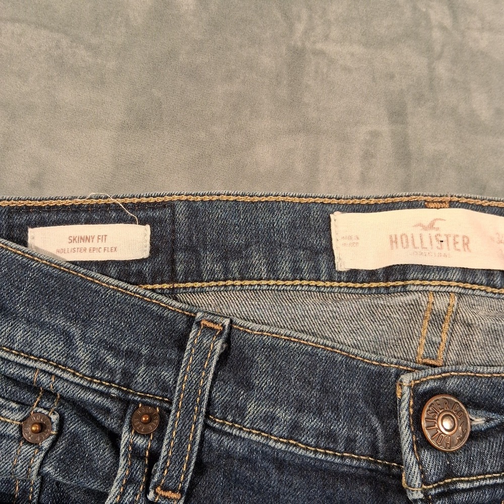 Hollister Epic Flex JEANS MENS 34x34 Skinny Fit - Picture 2 of 10